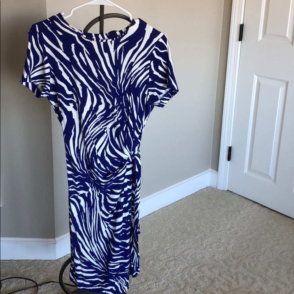 Diane von Furstenberg faux wrap dress